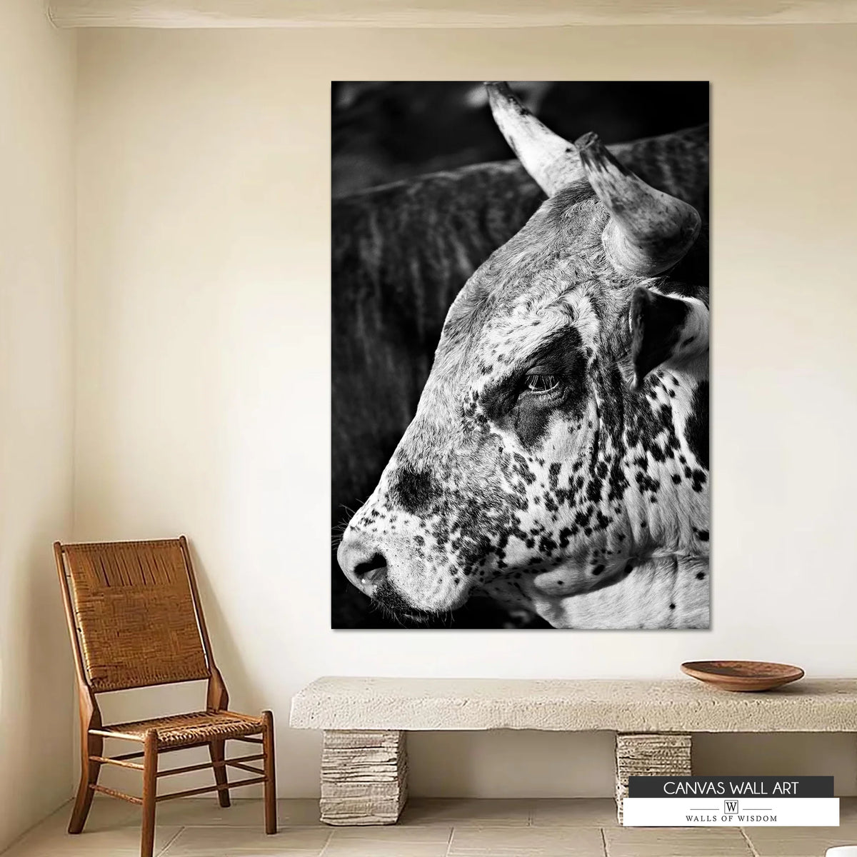 Vintage Western wall art for rodeo fans and rustic home decor