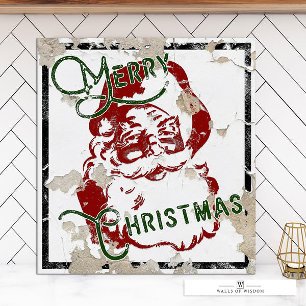 Rustic Western Santa Christmas Decor