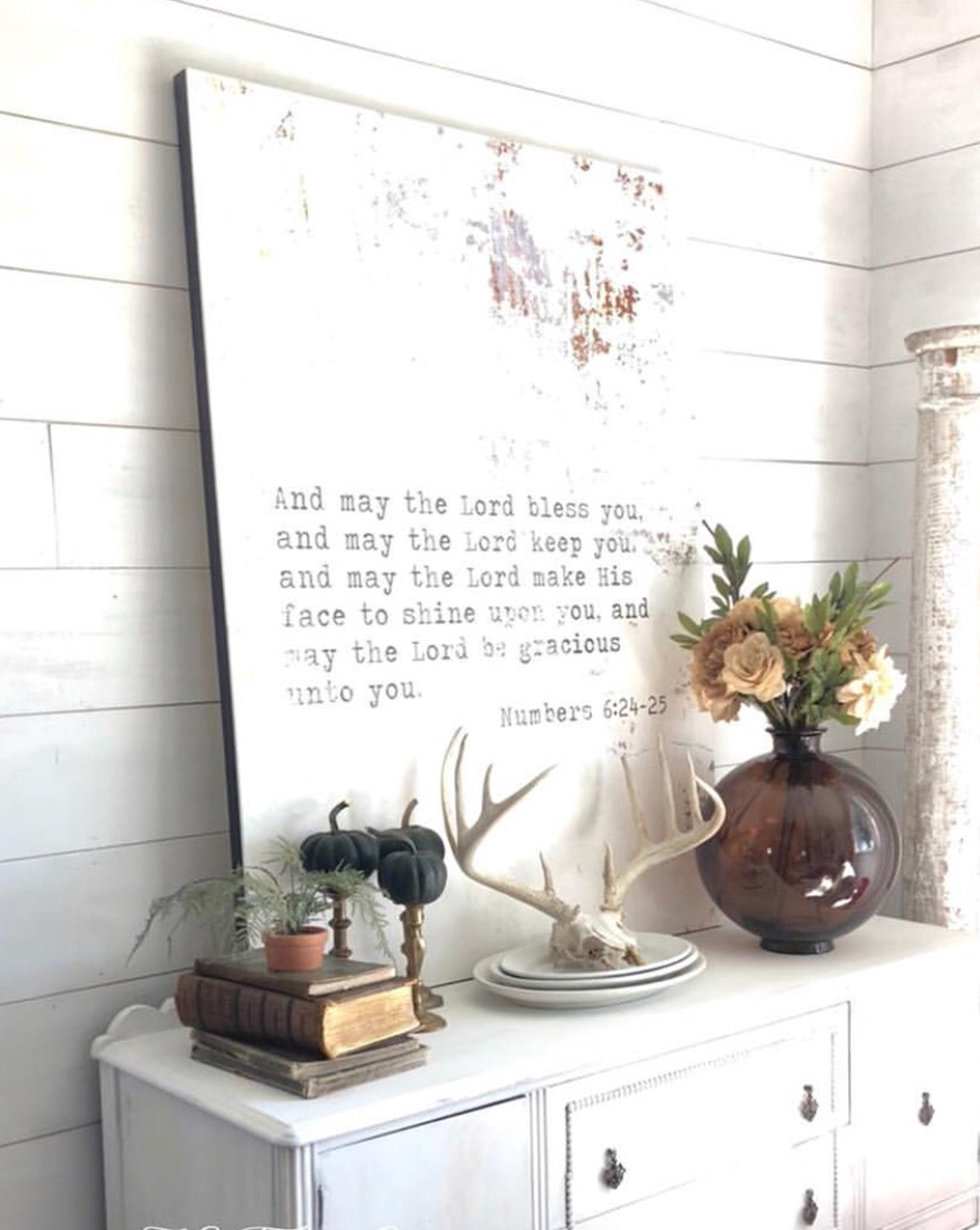 Modern farmhouse store wall decor